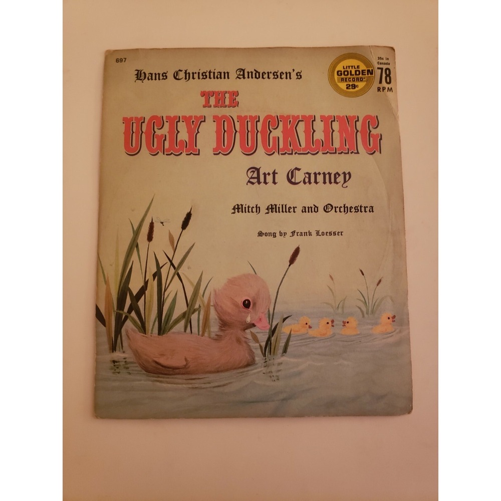 Vintage Ugly Duckling w Art Carney Golden Record #697‎ 6" 78 RPM